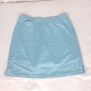 Peter Millar Women’s M E4 Wicking 50+UPF Blue & White Skort